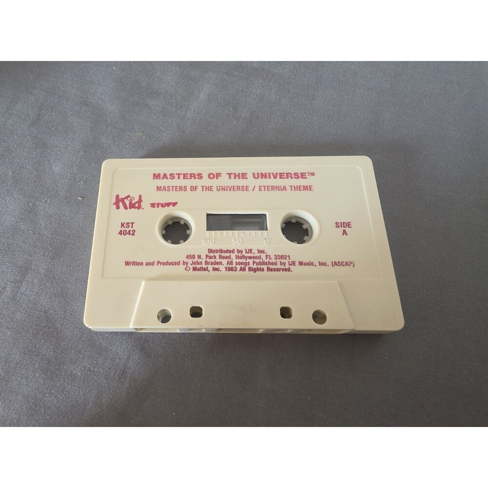 Vtg 1983 Masters of the Universe Cassette Kid Stuff KST 4042 He-Man MOTU Tested